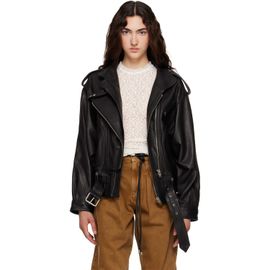 Isabel Marant Isabel Marant Black Farza Leather Jacket
