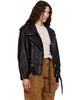 Isabel Marant Isabel Marant Black Farza Leather Jacket - 2