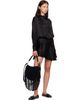 Isabel Marant Isabel Marant Black Oskan Soft Zip Fringes Bag - 4