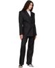 Isabel Marant Isabel Marant Black Ranya Stripe Wool Blazer - 4