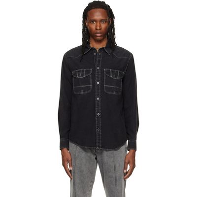Isabel Marant Isabel Marant Black Viken Denim Shirt