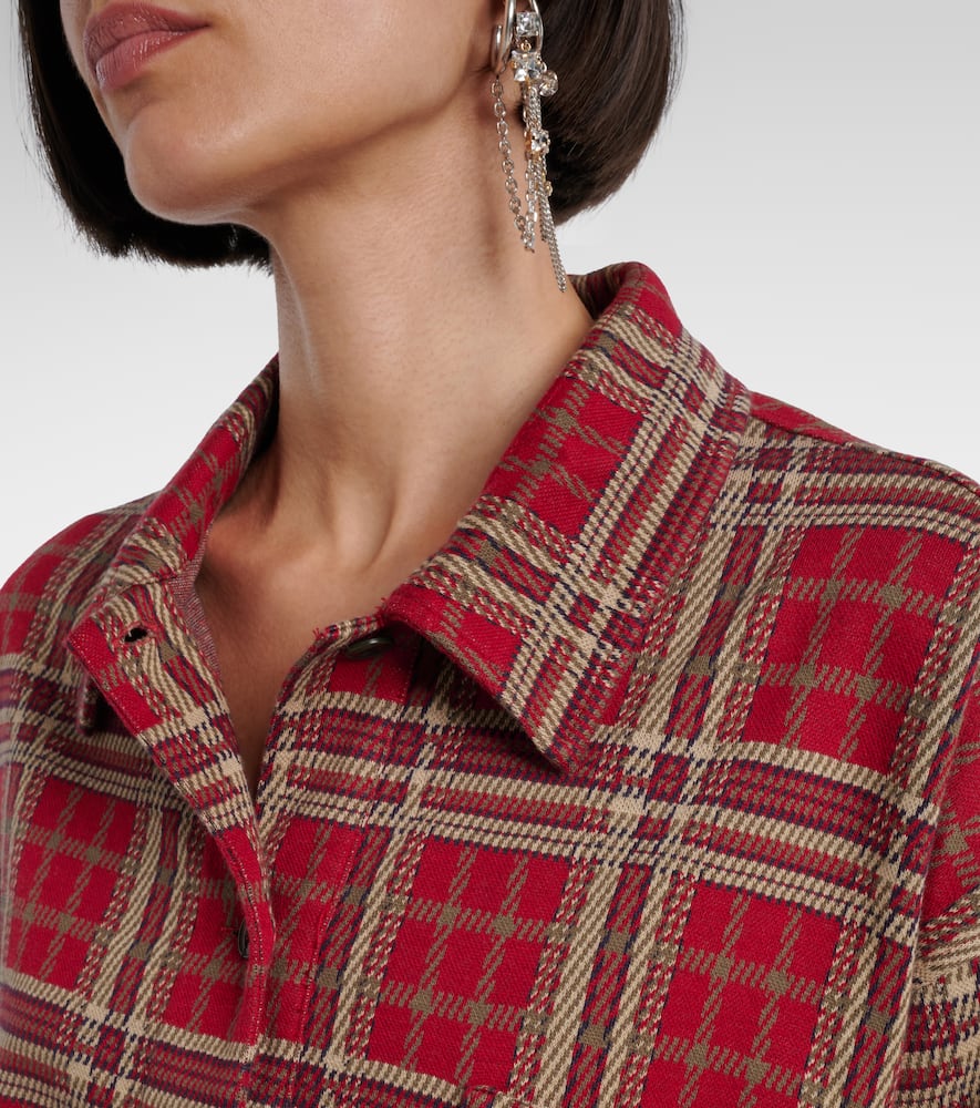 isabel marant plaid shirt dress Isabel Marant