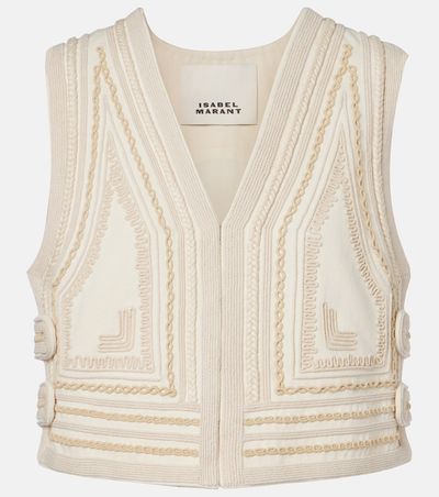 Isabel Marant Isabel Marant Blerina embroidered cotton vest