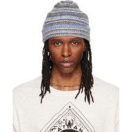 Isabel Marant Isabel Marant Blue & Brown Morenne Beanie