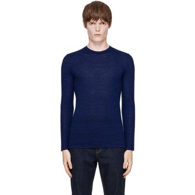 Isabel Marant Isabel Marant Blue Leighton Linen Long Sleeve T-shirt