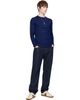 Isabel Marant Isabel Marant Blue Leighton Linen Long Sleeve T-shirt - 4