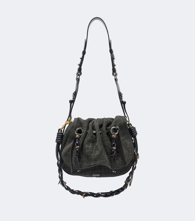 Isabel Marant Isabel Marant Bolton Small croc-effect suede shoulder bag