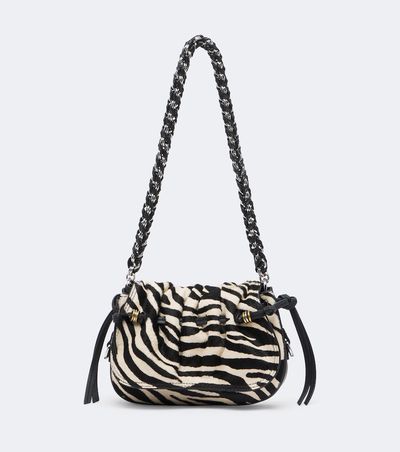 Isabel Marant Isabel Marant Bolton XS calf hair and leather shoulder bag