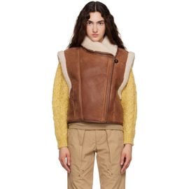 Isabel Marant Isabel Marant Brown Alime Shearling Vest