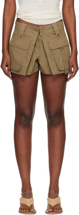 Isabel Marant Isabel Marant Brown Barta Cotton Shorts