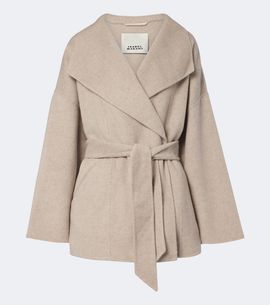 Isabel Marant Isabel Marant Ceaton wool and cashmere wrap coat