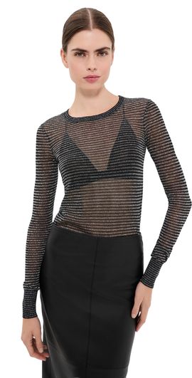 Isabel Marant Isabel Marant Cenaya Top Black/Silver