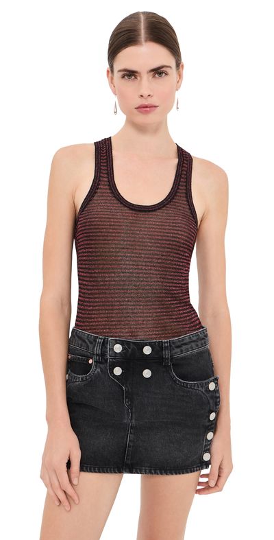 Isabel Marant Isabel Marant Cevara Shirt Black/Red