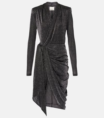 Isabel Marant Isabel Marant Cleora lamÃ© wrap dress