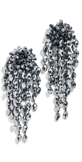 Isabel Marant Isabel Marant Clip On Earrings Anthracite/Silver One