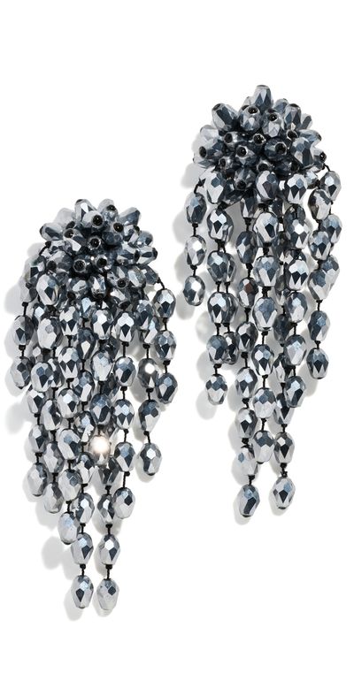 Isabel Marant Isabel Marant Clip On Earrings Anthracite/Silver One