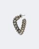Isabel Marant Isabel Marant Crystal-embellished hoop earrings - 5