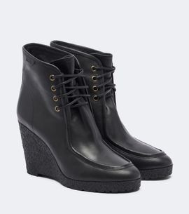 Isabel Marant Isabel Marant Cylia leather wedge ankle boots