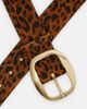 Isabel Marant Isabel Marant Dara leopard-print suede belt - 3