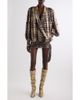 Isabel Marant Isabel Marant Dilja Surplice Neck Silk Minidress - 1
