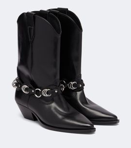 Isabel Marant Isabel Marant Duerto embellished leather cowboy boots
