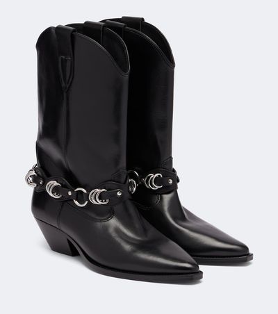Isabel Marant Isabel Marant Duerto embellished leather cowboy boots