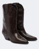 Isabel Marant Isabel Marant Duerto snake-effect leather cowboy boots - 1