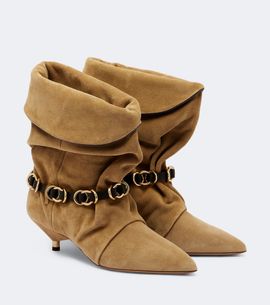 Isabel Marant Isabel Marant Edrik embellished suede ankle boots