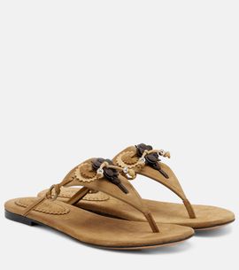 Isabel Marant Isabel Marant Elato suede thong sandals