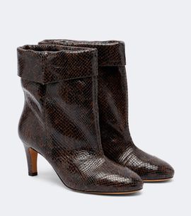 Isabel Marant Isabel Marant Eldra snake-effect leather ankle boots