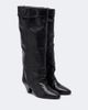 Isabel Marant Isabel Marant Elita draped leather knee-high boots - 1
