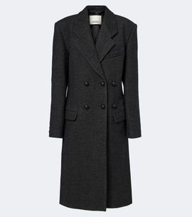 Isabel Marant Isabel Marant Erla double-breasted wool and cotton coat