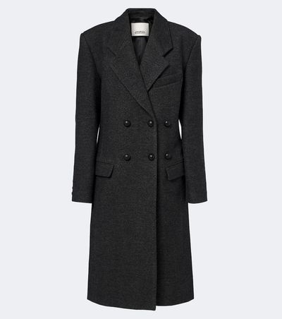 Isabel Marant Isabel Marant Erla double-breasted wool and cotton coat