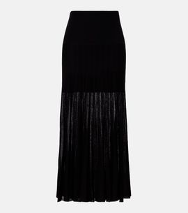 Isabel Marant Isabel Marant Ezra pleated semi-sheer crêpe skirt