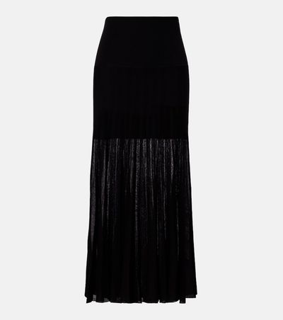 Isabel Marant Isabel Marant Ezra pleated semi-sheer crêpe skirt