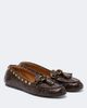 Isabel Marant Isabel Marant Faxel snake-effect studded leather loafers - 1