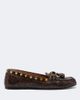 Isabel Marant Isabel Marant Faxel snake-effect studded leather loafers - 5