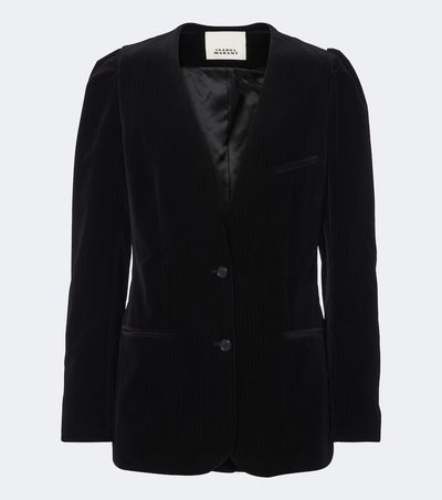 Isabel Marant Isabel Marant Fereole cotton velvet blazer