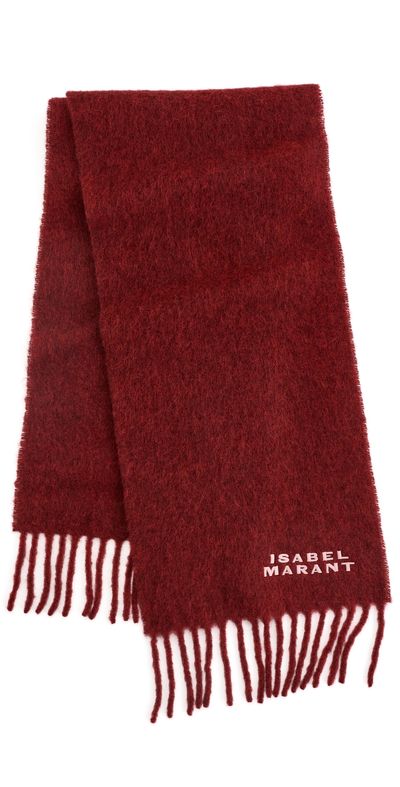 Isabel Marant Isabel Marant Firny GZ Scarf Burgundy One