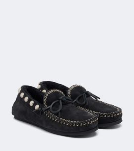 Isabel Marant Isabel Marant Fitza shearling-lined suede loafers