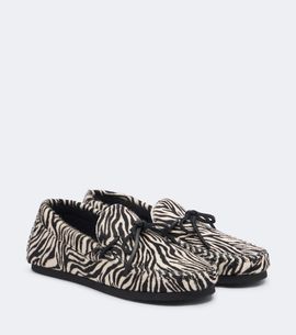 Isabel Marant Isabel Marant Fitza zebra-print calf hair loafers