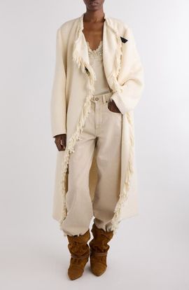 Isabel Marant Isabel Marant Gameia Fringe Bouclé Coat