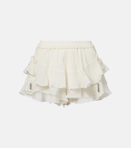 Isabel Marant Isabel Marant Geisa tiered silk miniskirt