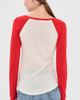 Isabel Marant Isabel Marant Grace Cashmere Top Ecru/Red - 3