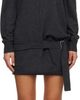 Isabel Marant Isabel Marant Gray Bathilde Essential Fluid Knit Minidress - 1