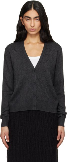 Isabel Marant Isabel Marant Gray Carline Essential Fluid Knit Cardigan