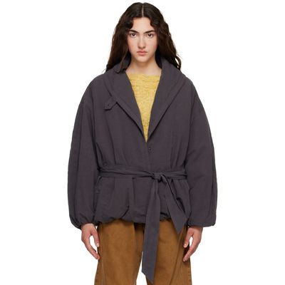 Isabel Marant Isabel Marant Gray Volinda Cotton Trench Jacket