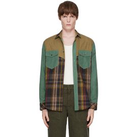 Isabel Marant Isabel Marant Green & Brown Sacha Shirt