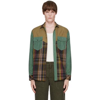 Isabel Marant Isabel Marant Green & Brown Sacha Shirt