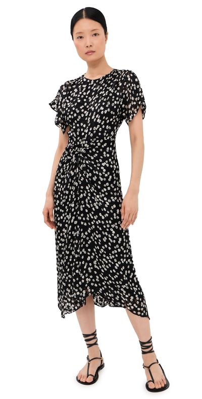Isabel Marant Isabel Marant Herva Dress Black/Ecru